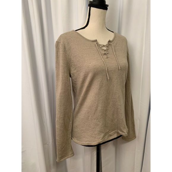 Talbots Brown Merino Wool Sweater - Picture 3 of 7